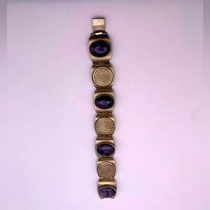 Vintage Silver Aztec Bracelet